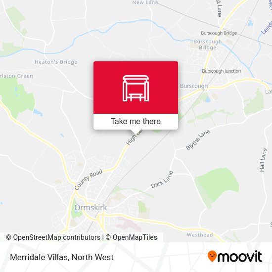 Merridale Villas map