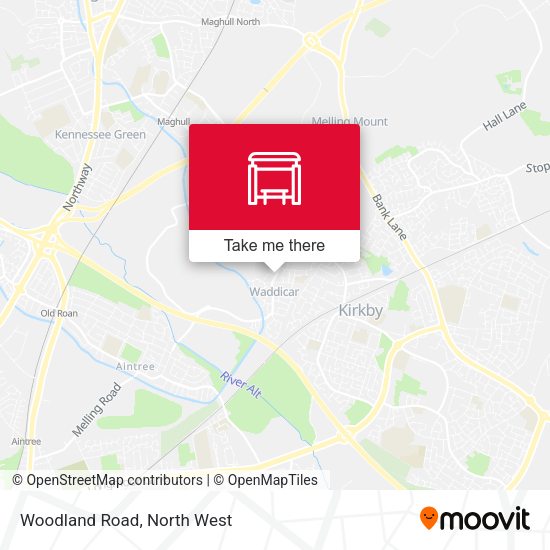 Woodland Road map