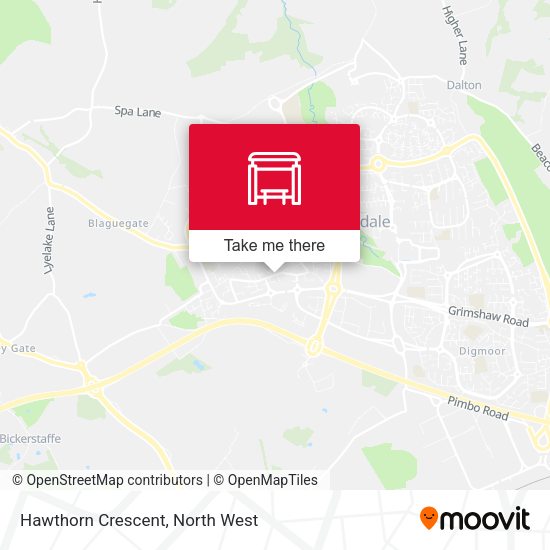 Hawthorn Crescent map
