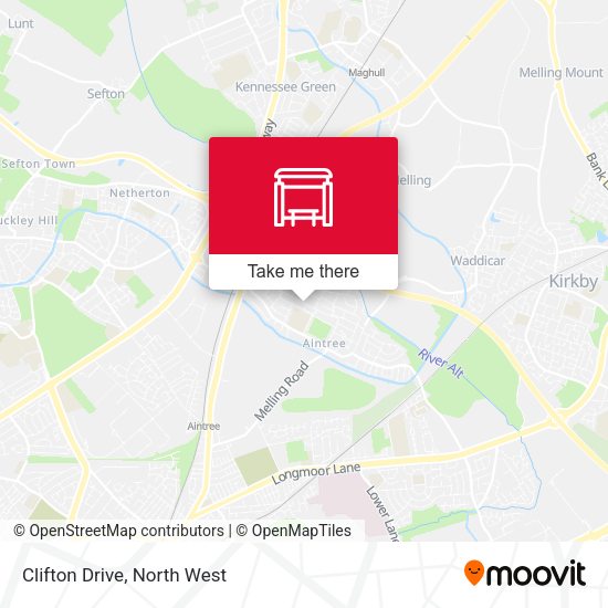 Clifton Drive map