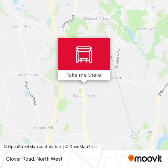 Glover Road map