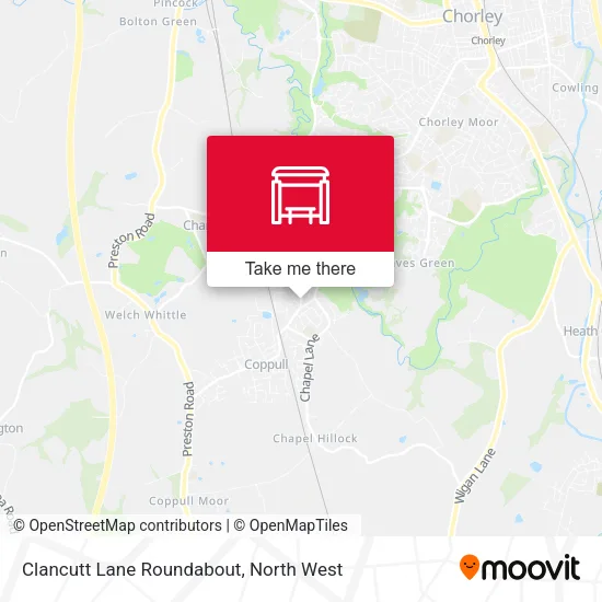 Clancutt Lane Roundabout map