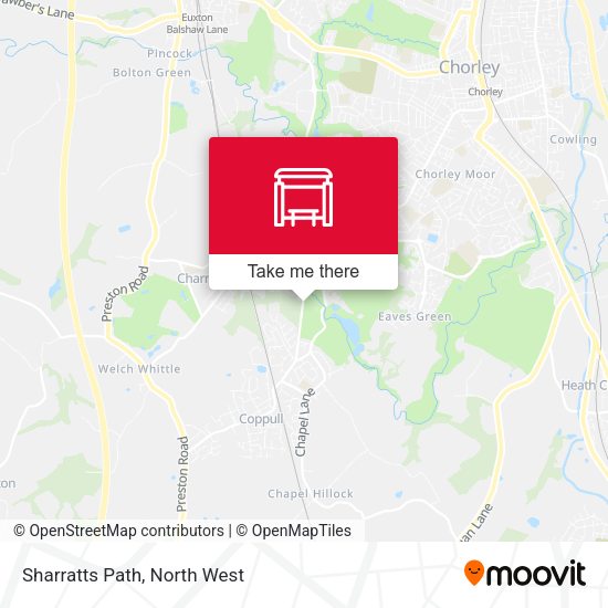 Sharratts Path map