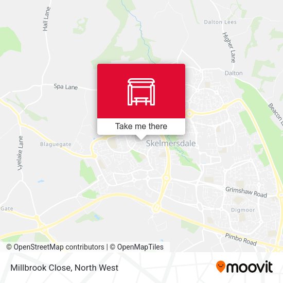 Millbrook Close map