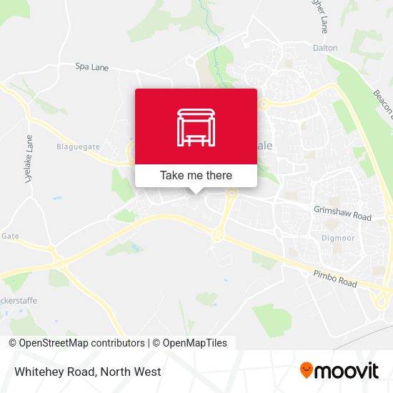 Whitehey Road map
