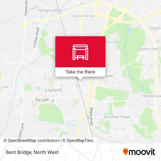 Bent Bridge map