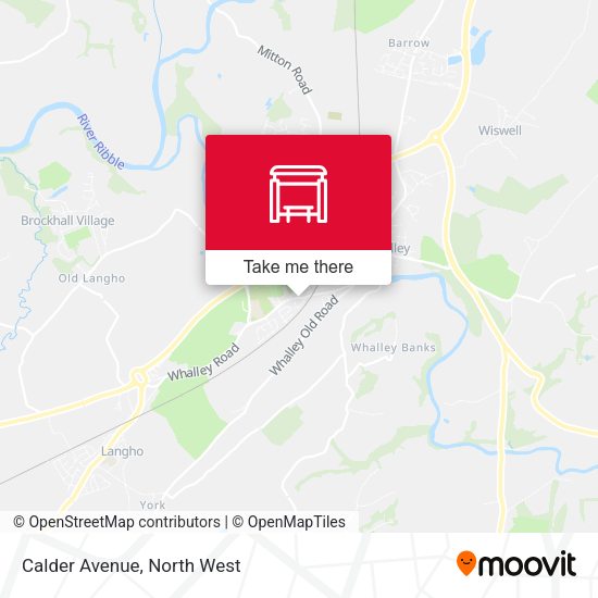 Calder Avenue map
