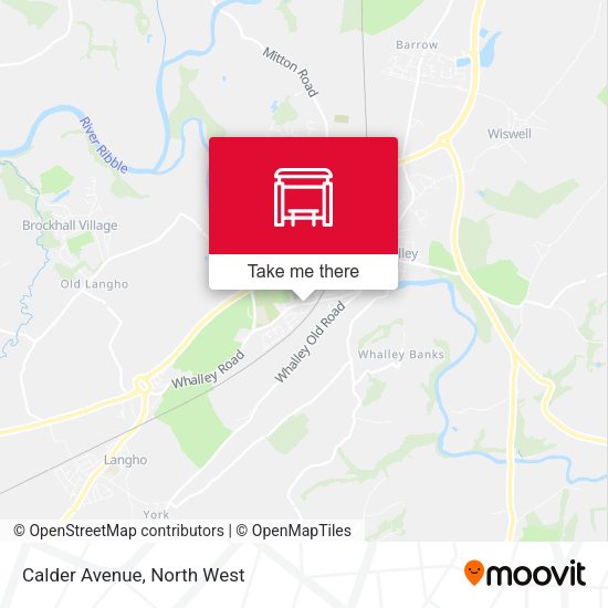 Calder Avenue map