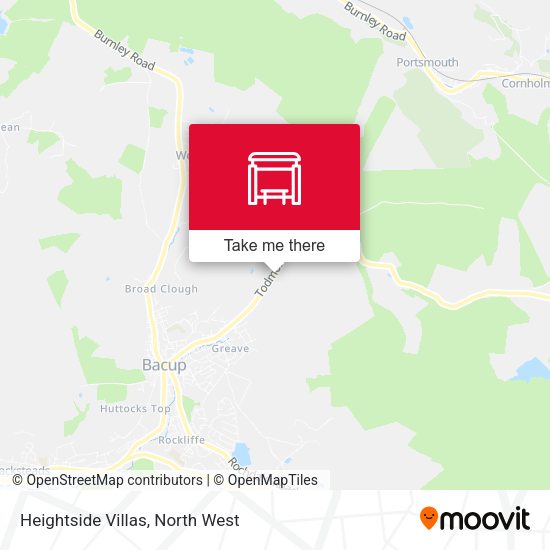Heightside Villas map