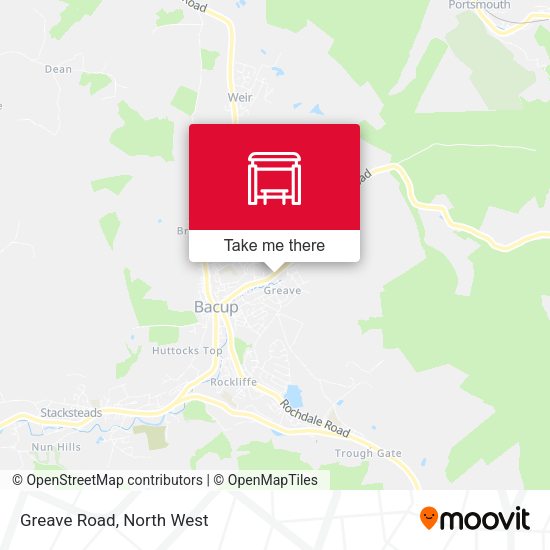 Greave Road map