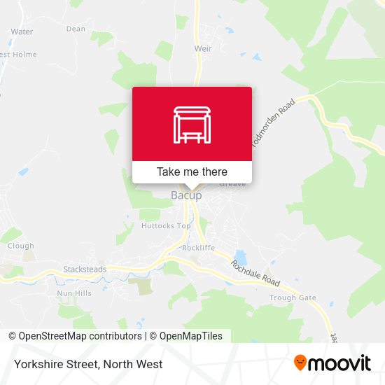 Yorkshire Street map