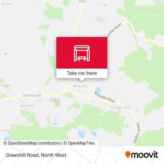 Greenhill Road map