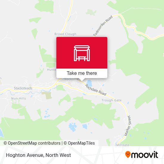 Hoghton Avenue map