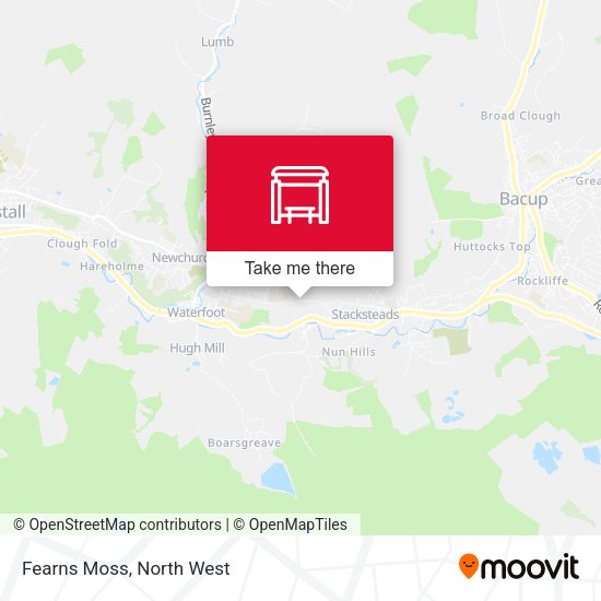 Fearns Moss map