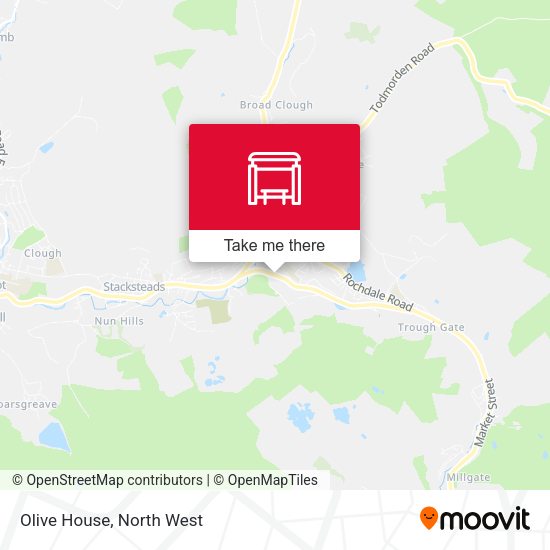 Olive House map