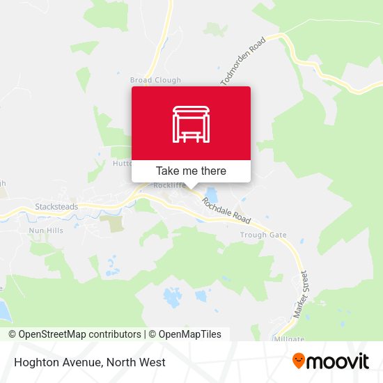 Hoghton Avenue map