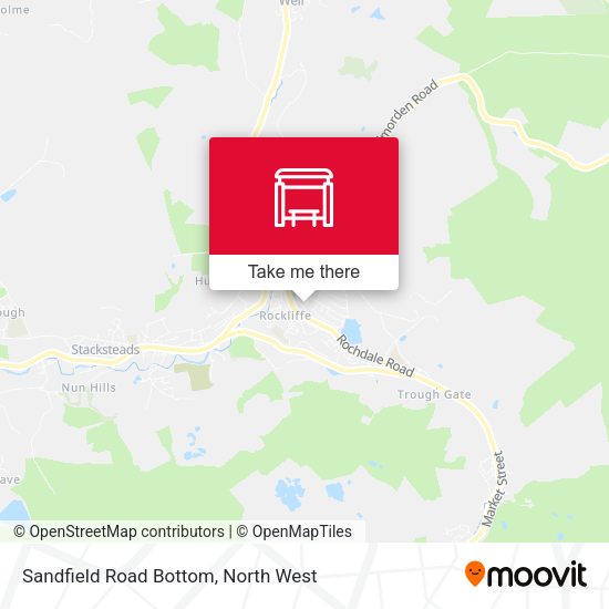 Sandfield Road Bottom map