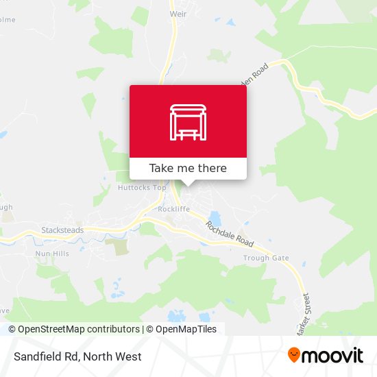 Sandfield Rd map