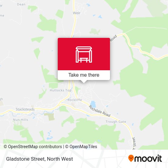 Gladstone Street map