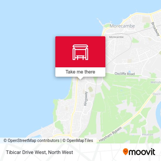 Tibicar Drive West map