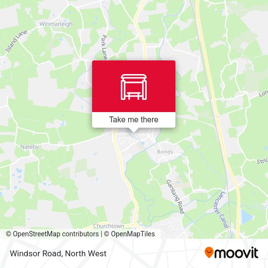 Windsor Road map