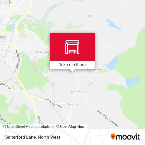Salterford Lane map