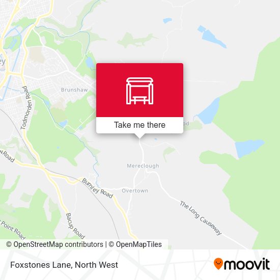 Foxstones Lane map