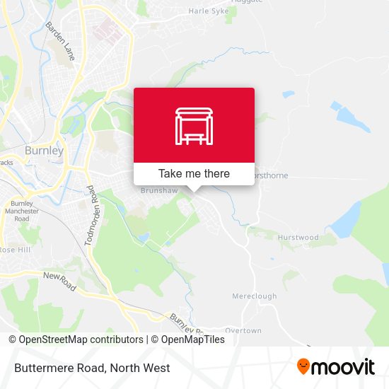Buttermere Road map