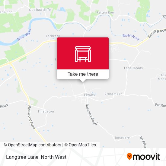 Langtree Lane map