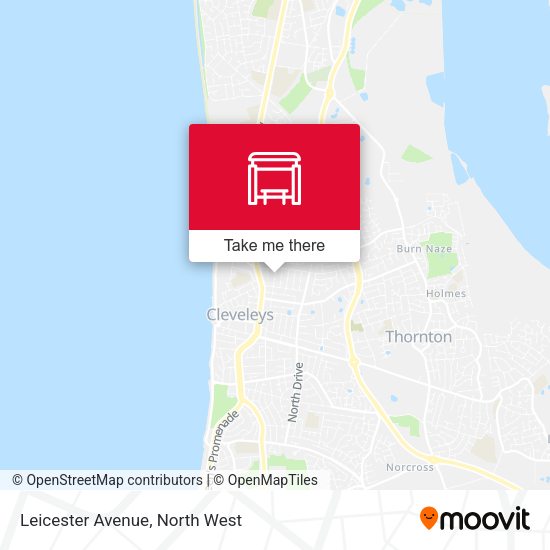 Leicester Avenue map