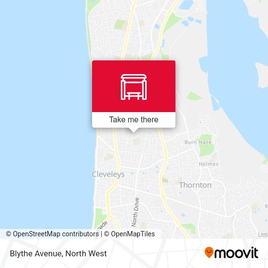 Blythe Avenue map