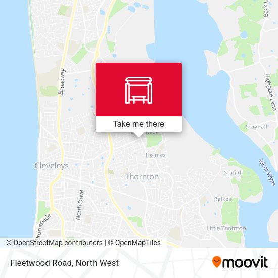Fleetwood Road map