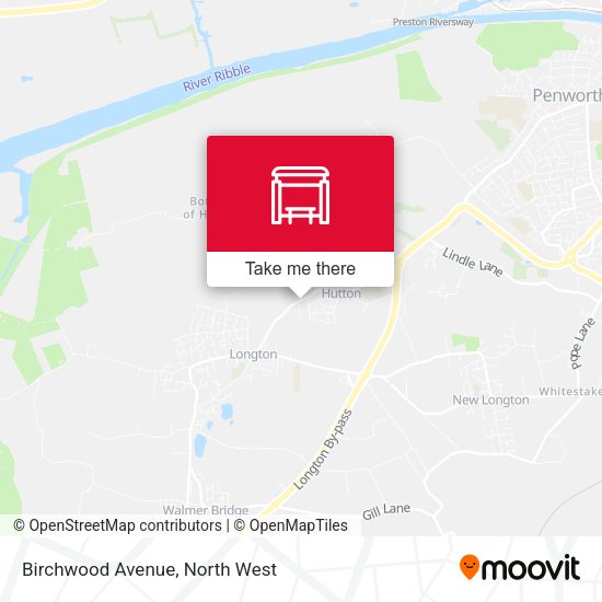 Birchwood Avenue map