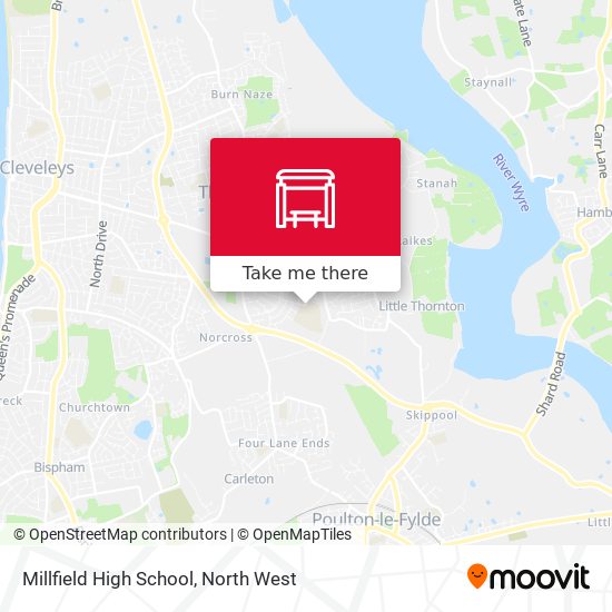 Millfield High School map