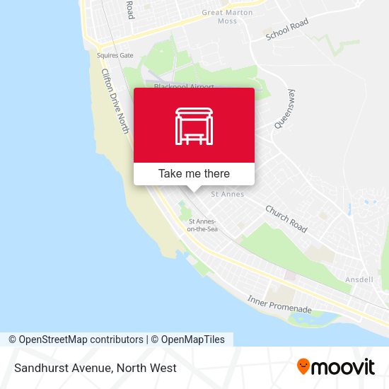 Sandhurst Avenue map