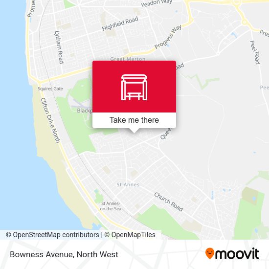 Bowness Avenue map