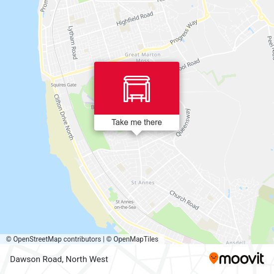 Dawson Road map