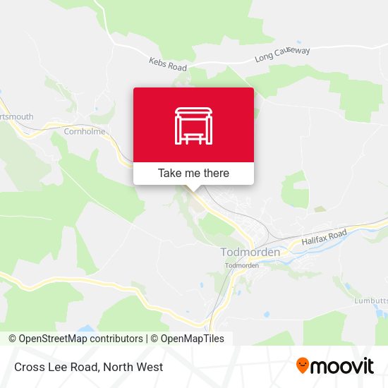 Cross Lee Road map