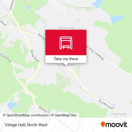 Village Hall map
