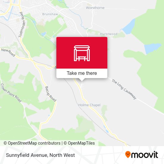 Sunnyfield Avenue map
