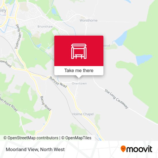 Moorland View map