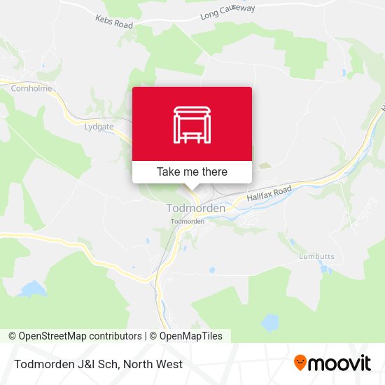 Todmorden J&I Sch map