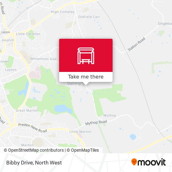 Bibby Drive map