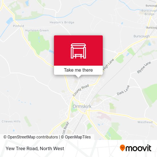 Yew Tree Road map