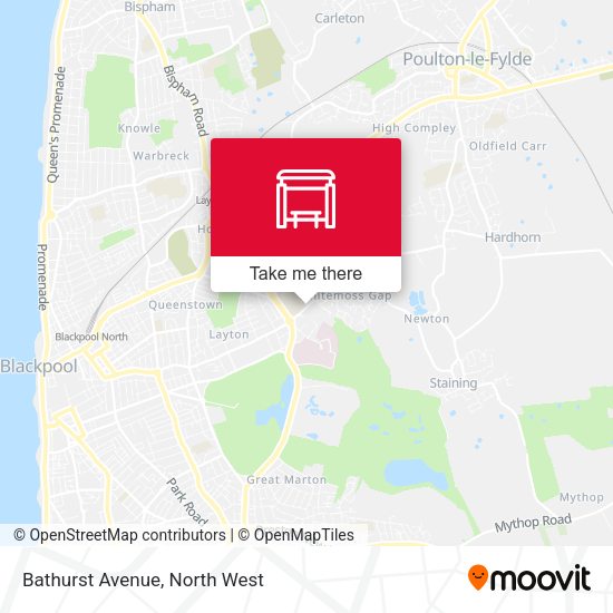 Bathurst Avenue map