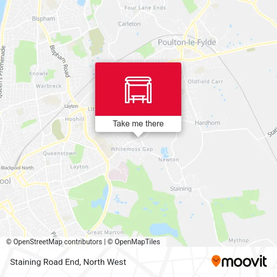 Staining Road End map