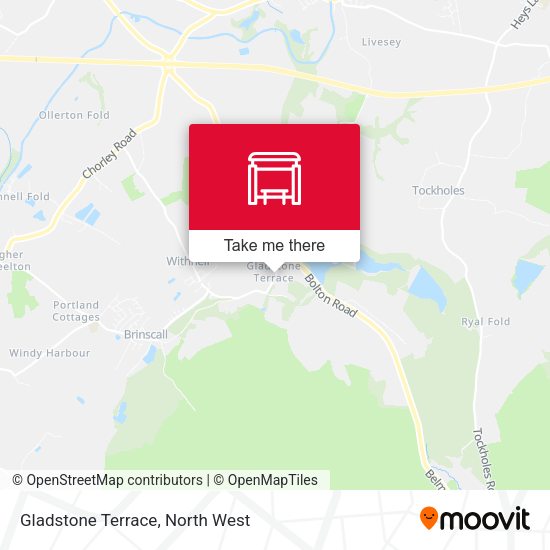 Gladstone Terrace map