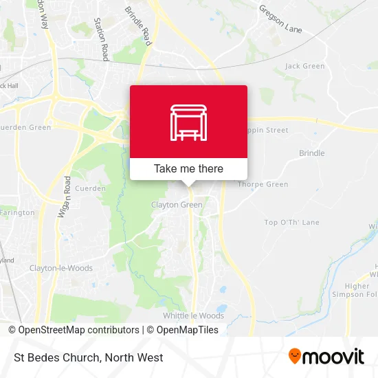 St Bedes Church map