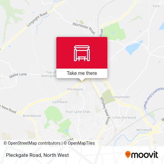 Pleckgate Road map