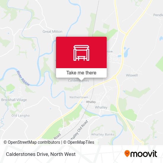 Calderstones Drive map